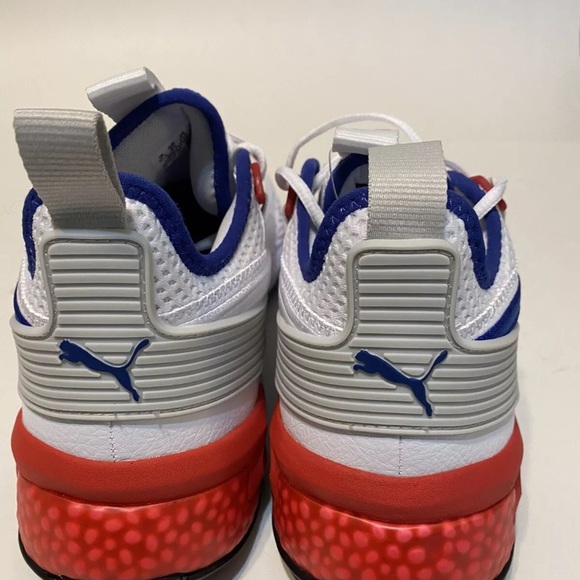 PUMA Basketball Uproar PA Palace White Red Blue Men 192776-01 - Picture 7 of 7